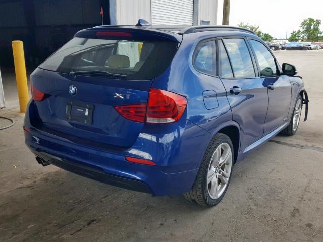 WBAVM1C50EVW53491 - 2014 BMW X1 SDRIVE2 BLUE photo 4