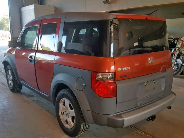 5J6YH28634L034335 - 2004 HONDA ELEMENT EX ORANGE photo 3