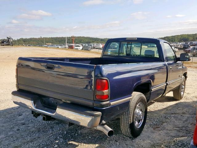 1B7KC26C6SS254543 - 1995 DODGE RAM 2500 BLUE photo 4