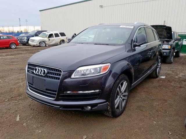 WA1AV74L97D060570 - 2007 AUDI Q7 4.2 QUA GRAY photo 2