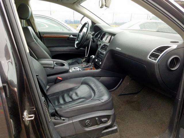 WA1AV74L97D060570 - 2007 AUDI Q7 4.2 QUA GRAY photo 5