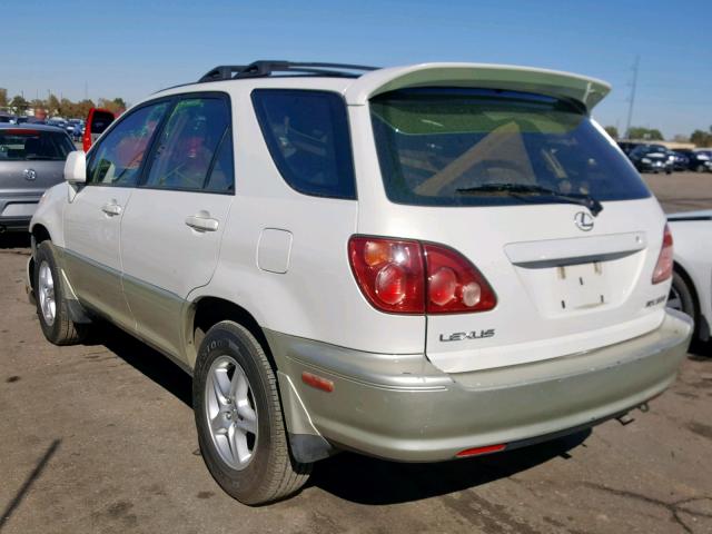 JT6GF10U9Y0067561 - 2000 LEXUS RX 300 WHITE photo 3