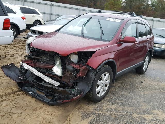 5J6RE38718L001139 - 2008 HONDA CR-V EXL RED photo 2