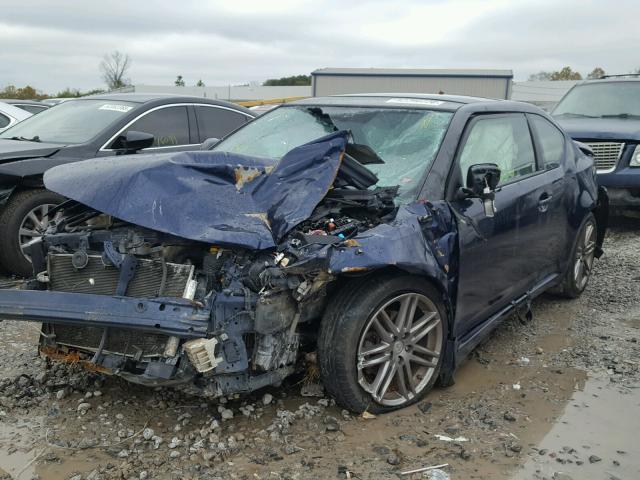 JTKJF5C79B3019553 - 2011 TOYOTA SCION TC 蓝色 照片 2