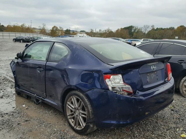 JTKJF5C79B3019553 - 2011 TOYOTA SCION TC 蓝色 照片 3