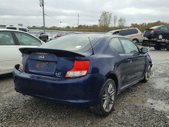 JTKJF5C79B3019553 - 2011 TOYOTA SCION TC 蓝色 照片 4