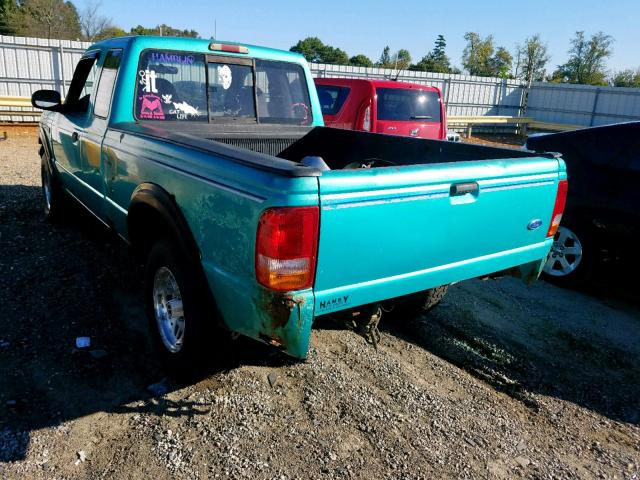 1FTCR15X2RPA44102 - 1994 FORD RANGER SUP TEAL photo 3