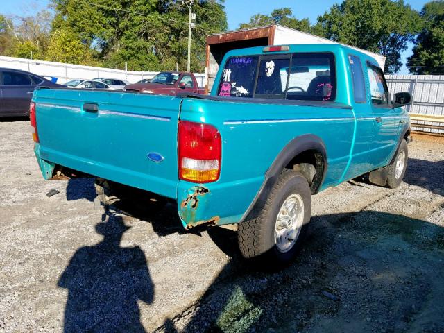 1FTCR15X2RPA44102 - 1994 FORD RANGER SUP TEAL photo 4