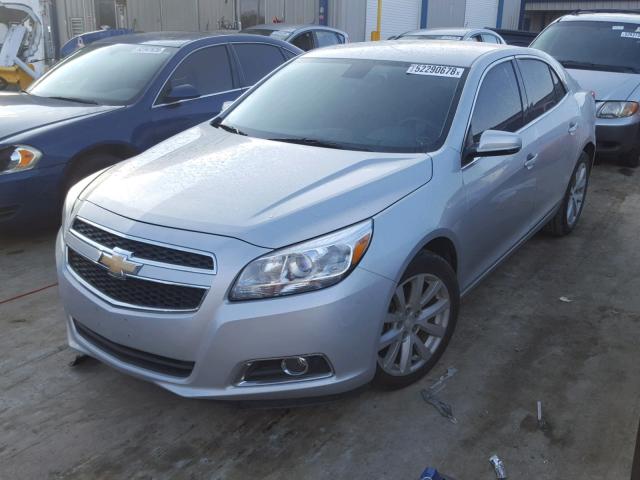 1G11E5SA0DF267224 - 2013 CHEVROLET MALIBU 2LT SILVER photo 2