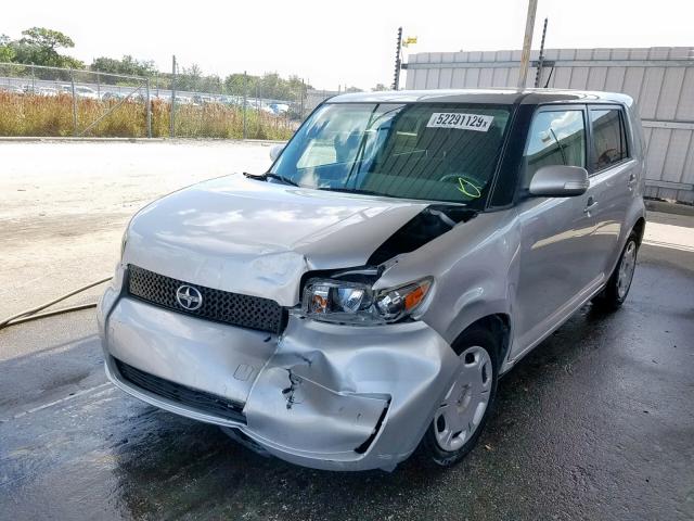 JTLKE50EX81018311 - 2008 TOYOTA SCION XB ვერცხლისფერი ფოტო 2