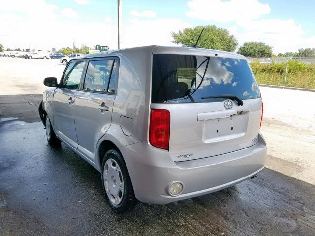 JTLKE50EX81018311 - 2008 TOYOTA SCION XB ვერცხლისფერი ფოტო 3