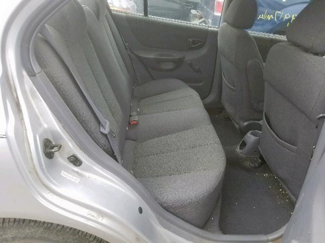 KMHCG45C32U350555 - 2002 HYUNDAI ACCENT GL SILVER photo 6