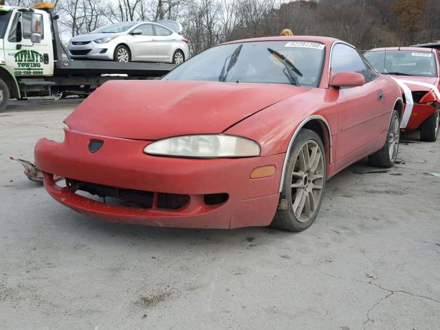 4E3AK44Y3TE329491 - 1996 EAGLE TALON ESI RED photo 2