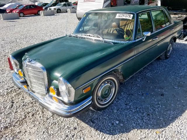 10806812003798 - 1972 MERCEDES-BENZ 280 SEL GREEN photo 2