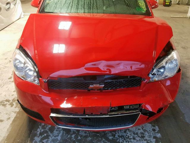 2G1WC5E32D1151863 - 2013 CHEVROLET IMPALA LTZ RED photo 7