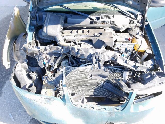 1G8AJ55F96Z195784 - 2006 SATURN ION LEVEL GREEN photo 7