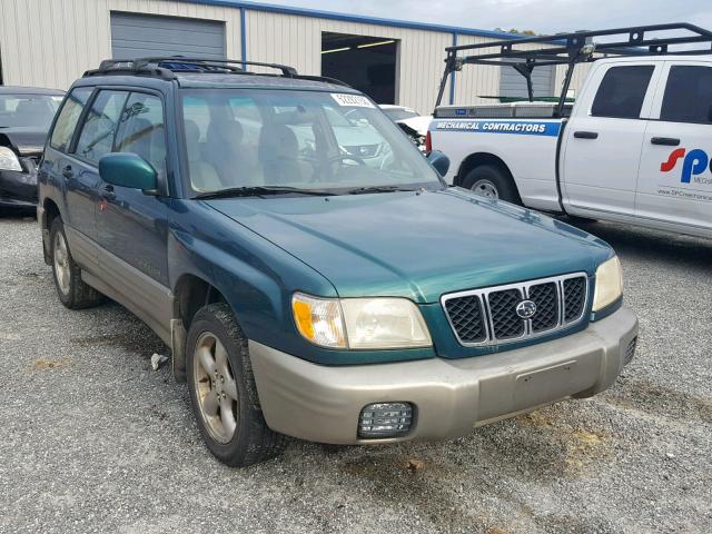 JF1SF65561H717929 - 2001 SUBARU FORESTER S GREEN photo 1