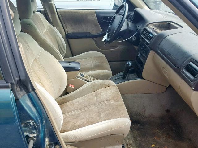 JF1SF65561H717929 - 2001 SUBARU FORESTER S GREEN photo 5