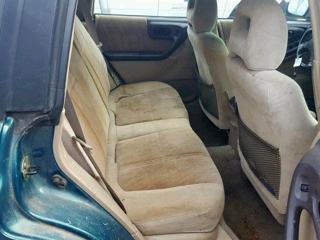JF1SF65561H717929 - 2001 SUBARU FORESTER S GREEN photo 6