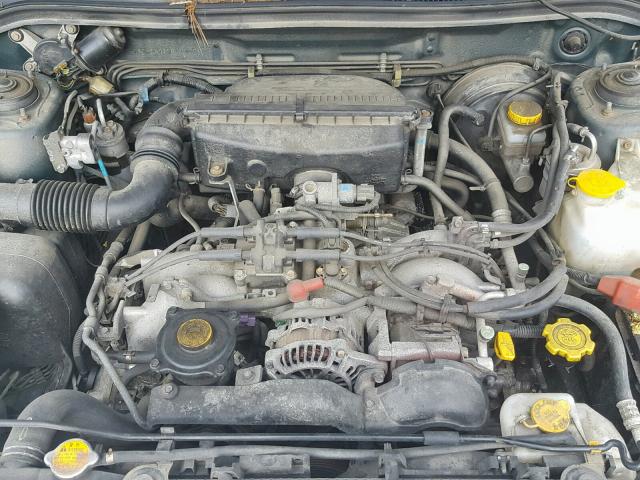 JF1SF65561H717929 - 2001 SUBARU FORESTER S GREEN photo 7