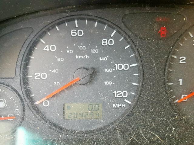 JF1SF65561H717929 - 2001 SUBARU FORESTER S GREEN photo 8