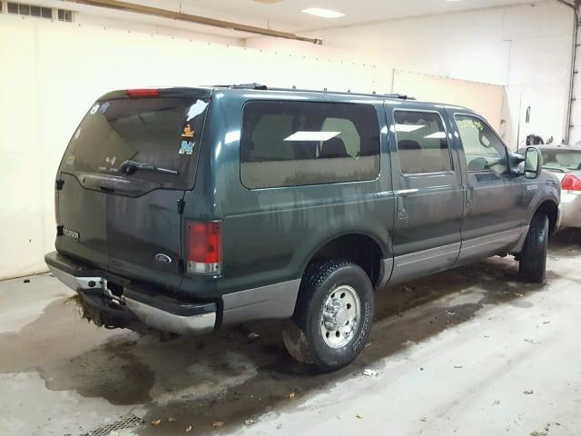 1FMSU41F62EC54238 - 2002 FORD EXCURSION GREEN photo 4