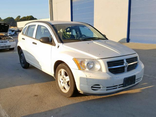 1B3HB48B58D545479 - 2008 DODGE CALIBER SX WHITE photo 1