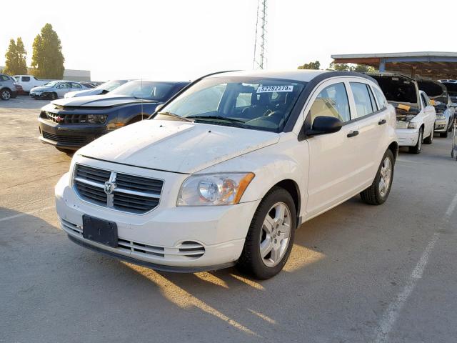 1B3HB48B58D545479 - 2008 DODGE CALIBER SX WHITE photo 2