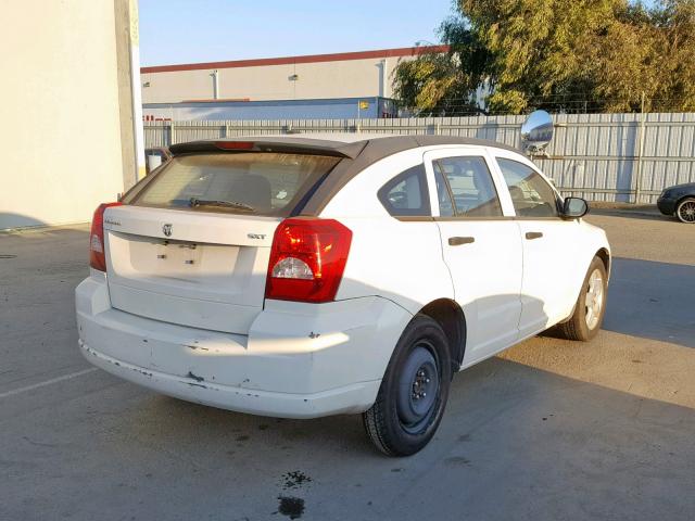 1B3HB48B58D545479 - 2008 DODGE CALIBER SX WHITE photo 4