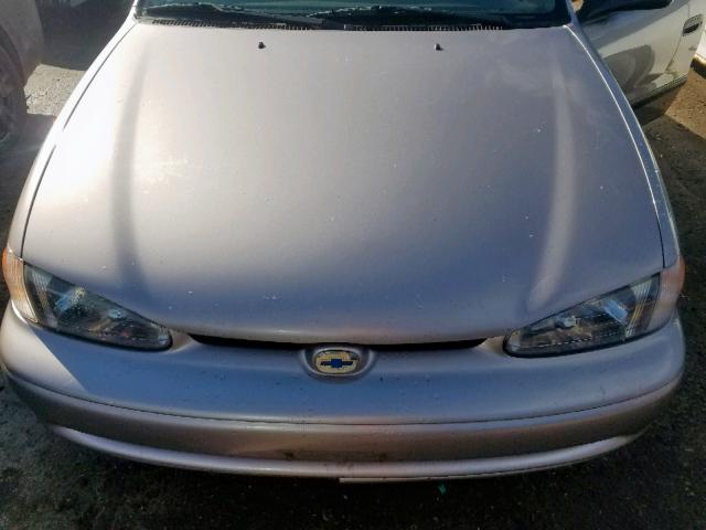 1Y1SK5283YZ420812 - 2000 CHEVROLET GEO PRIZM Bej foto 7