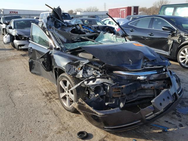 1G1ZJ57B88F221050 - 2008 CHEVROLET MALIBU 2LT BLACK photo 1