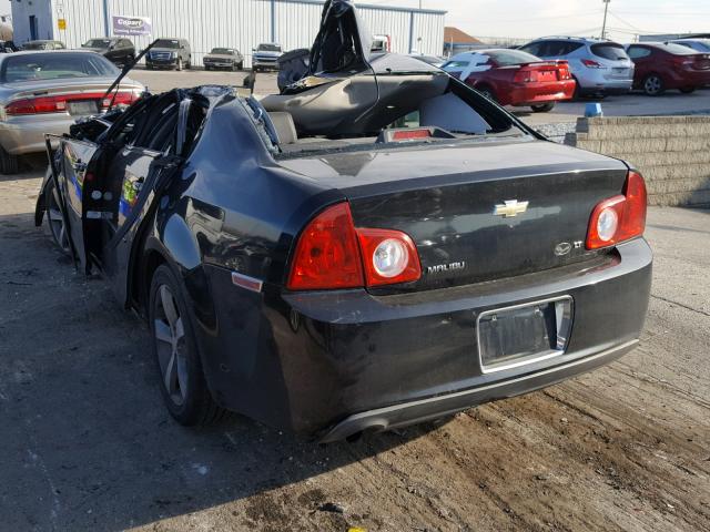 1G1ZJ57B88F221050 - 2008 CHEVROLET MALIBU 2LT BLACK photo 3