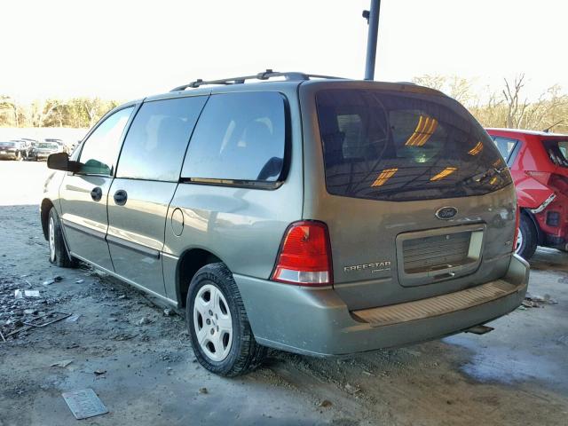 2FMZA51674BA34246 - 2004 FORD FREESTAR S GREEN photo 3