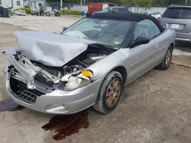 1C3EL65R06N222674 - 2006 CHRYSLER SEBRING LI SILVER photo 2