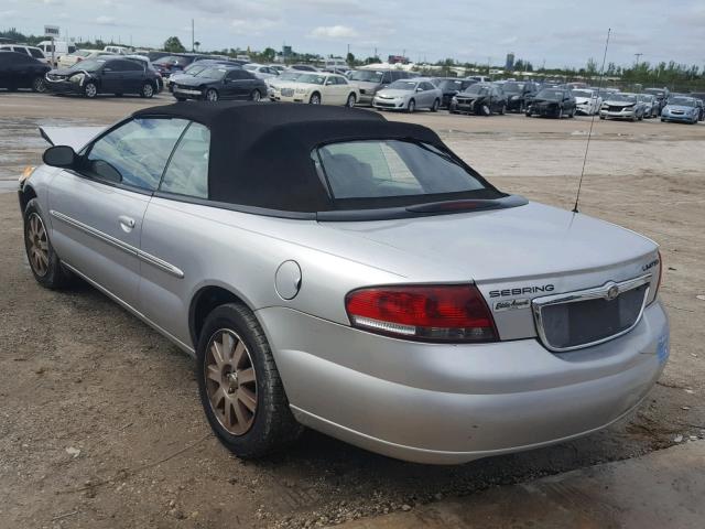 1C3EL65R06N222674 - 2006 CHRYSLER SEBRING LI SILVER photo 3