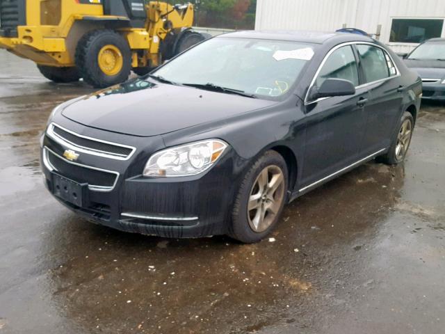 1G1ZC5EB7AF233239 - 2010 CHEVROLET MALIBU 1LT BLACK photo 2