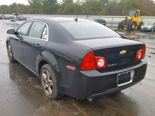 1G1ZC5EB7AF233239 - 2010 CHEVROLET MALIBU 1LT BLACK photo 3