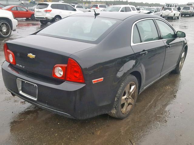 1G1ZC5EB7AF233239 - 2010 CHEVROLET MALIBU 1LT BLACK photo 4