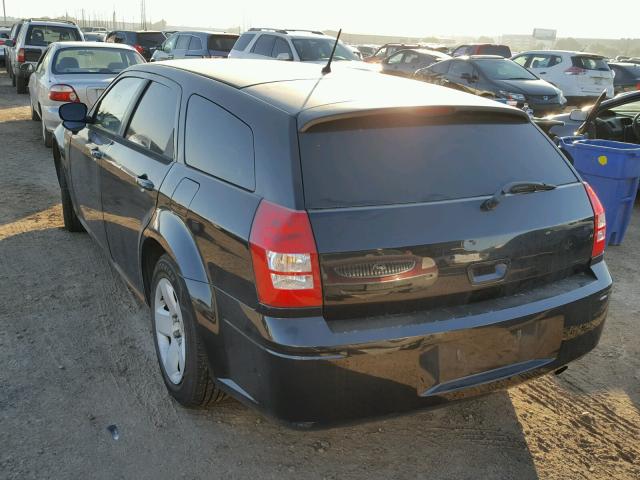 2D4FV47T58H104223 - 2008 DODGE MAGNUM BLACK photo 3