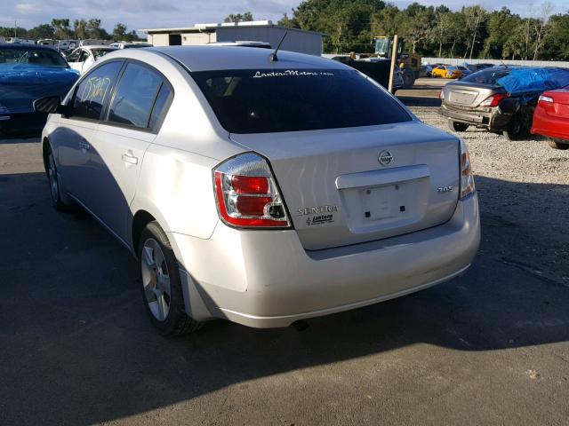 3N1AB61E97L653955 - 2007 NISSAN SENTRA 2.0 SILVER photo 3