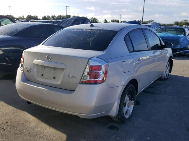 3N1AB61E97L653955 - 2007 NISSAN SENTRA 2.0 SILVER photo 4