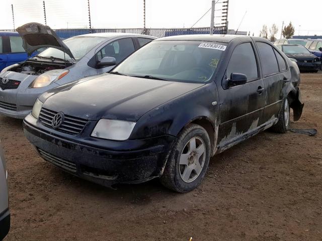 3VWSE29M32M036967 - 2002 VOLKSWAGEN JETTA GLS BLACK photo 2