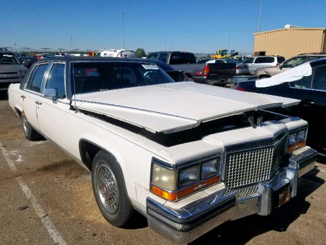 1G6DW51Y8H9712381 - 1987 CADILLAC BROUGHAM WHITE photo 1