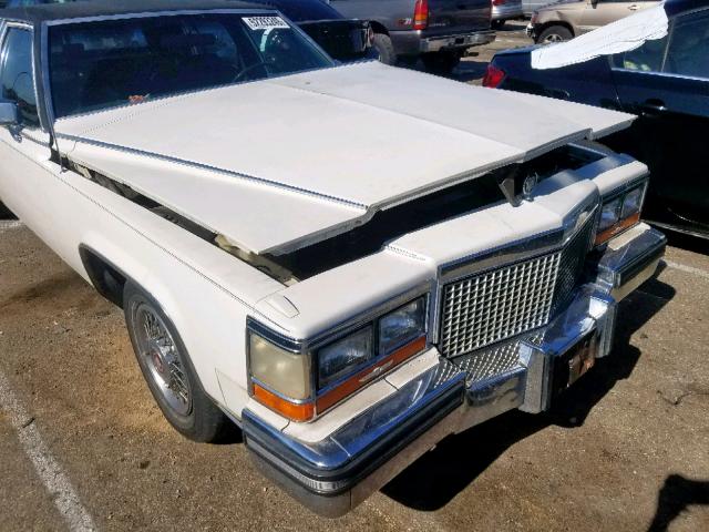 1G6DW51Y8H9712381 - 1987 CADILLAC BROUGHAM WHITE photo 9