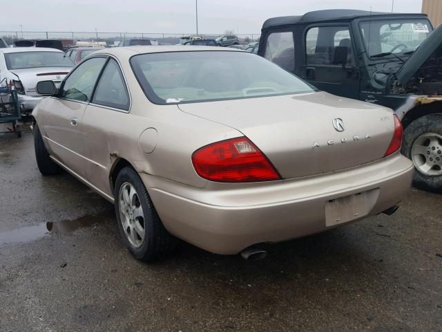19UYA42421A010601 - 2001 ACURA 3.2CL GOLD photo 3