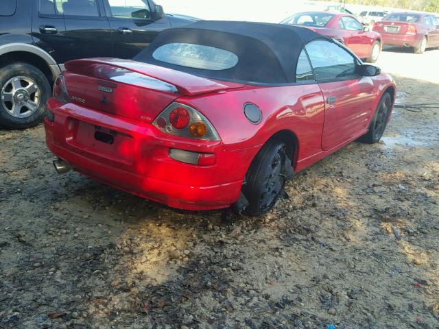 4A3AE45G53E083951 - 2003 MITSUBISHI ECLIPSE SP RED photo 4