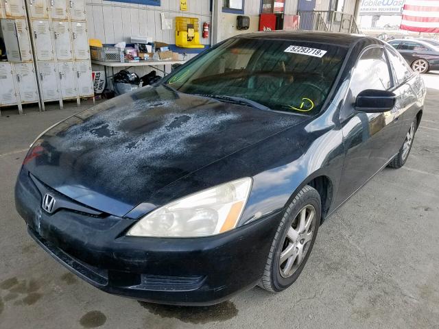 1HGCM82685A012076 - 2005 HONDA ACCORD BLACK photo 2