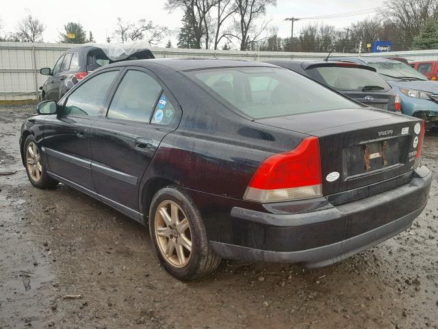 YV1RS58D412046520 - 2001 VOLVO S60 2.4T BLACK photo 3