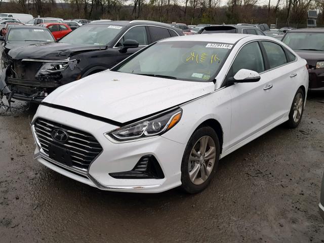 5NPE34AF2JH661315 - 2018 HYUNDAI SONATA SPO WHITE photo 2