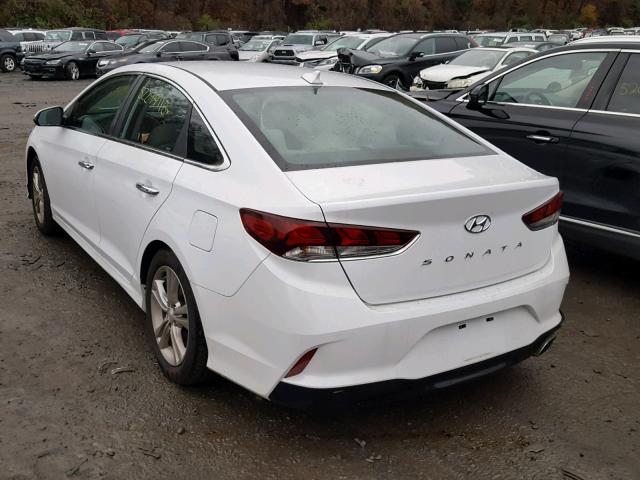 5NPE34AF2JH661315 - 2018 HYUNDAI SONATA SPO WHITE photo 3